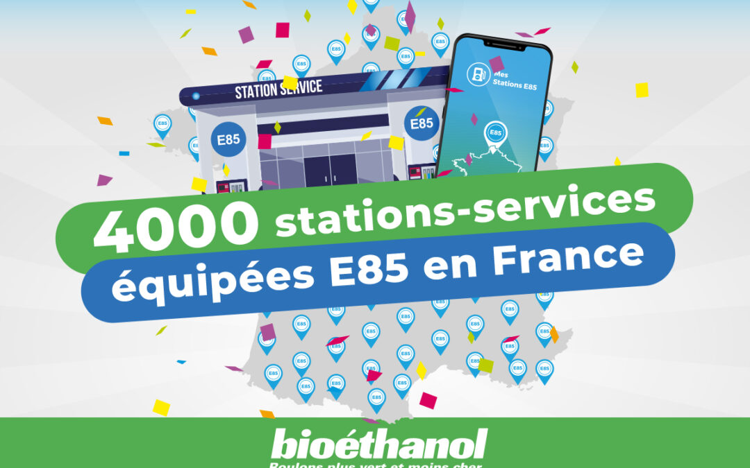 Superéthanol-E85 : le carburant du pouvoir d’achat passe le cap des 4000 stations-service